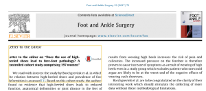 foot and ankle surgery artikel
